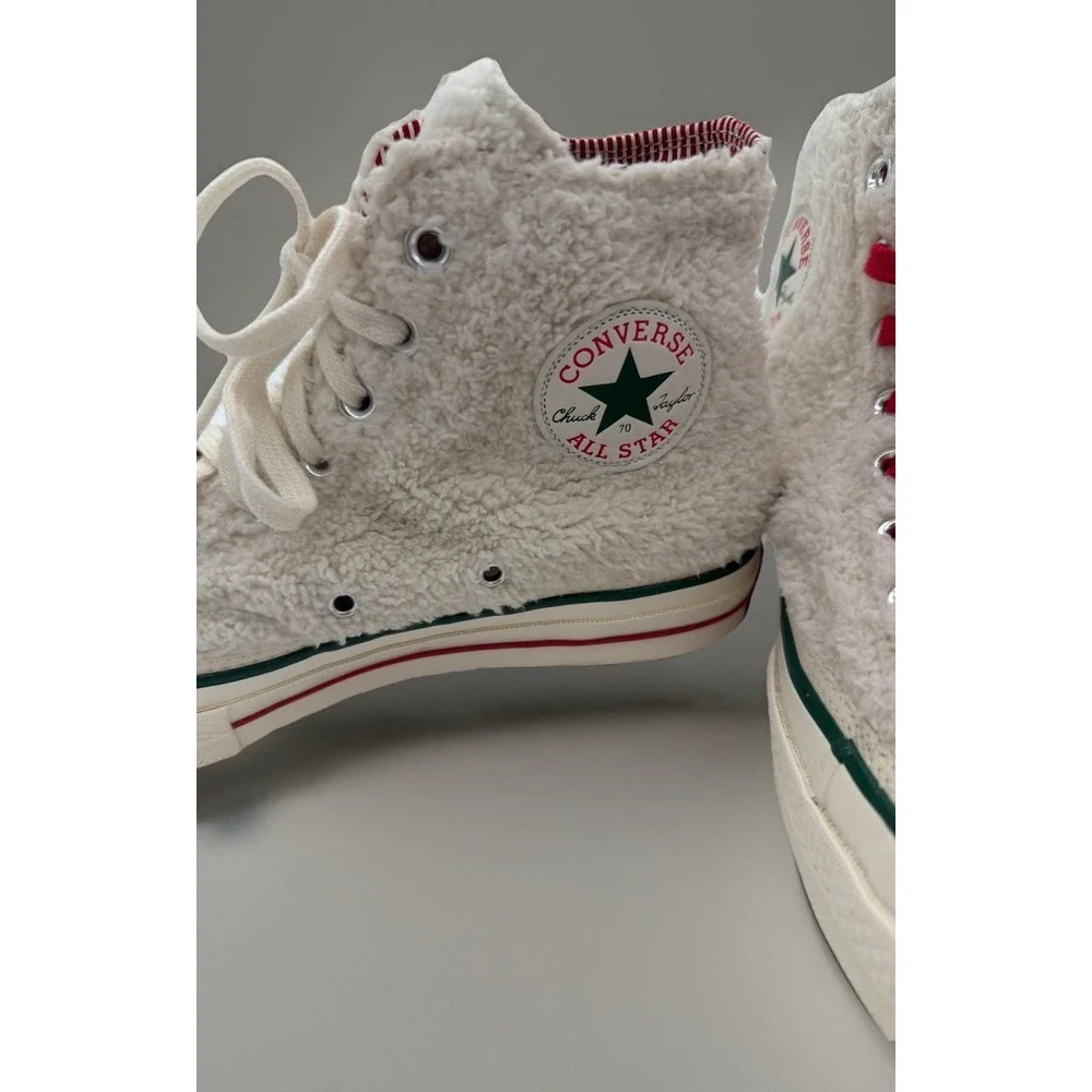 Converse Chuck 70 Hi Egret/Gym Red/Midnight‎ Clover 170048C US Mens 8 Woman 10